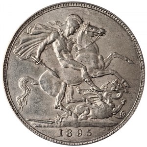 Great Britain, Victoria, Crown 1895, London