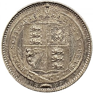Great Britain, Victoria, 1 Shilling 1887, London
