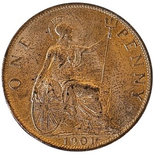 Great Britain, Victoria, 1 Penny 1901, London