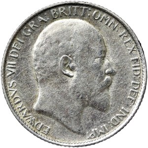 Veľká Británia, Edward VII, 6 pencí 1907, Londýn