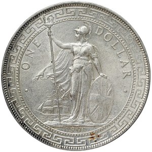 Great Britain, Edward VII, Trade Dollar 1901, Bombay