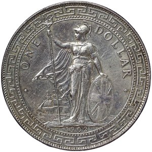 Great Britain, Edward VII, Trade Dollar 1902, Bombay