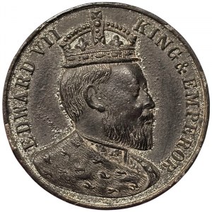 Gran Bretagna, Edoardo VII, medaglia dell'incoronazione 1902
