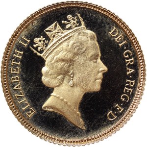 Great Britain, Elizabeth II, 1/2 Sovereign 1987, London