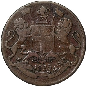 Great Britain, East India Company, William IV, 1/4 Anna 1835