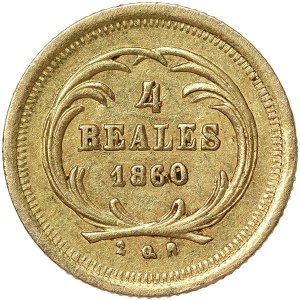 Gwatemala, 4 Reales 1860