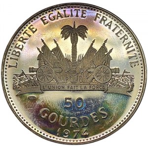 Haiti, 50 Gourdes 1974