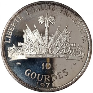 Haiti, 10 Gourdes 1971
