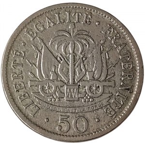 Haiti, 50 Centimes 1908