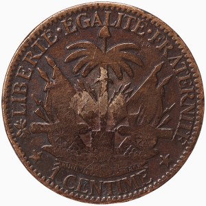 Haiti, 1 Centime 1881
