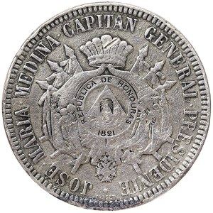 Honduras, 5 Reales (Pattern strike) 1870, Paris
