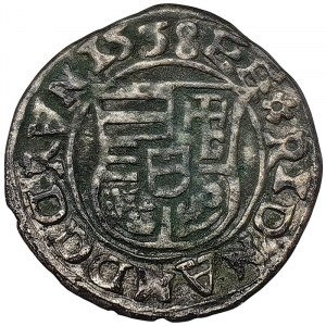 Maďarsko, Ferdinand I., Denár 1538, Kremnica
