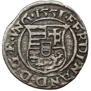 Hungary, Ferdinand I, Denar 1551, Kremnitz