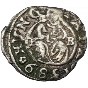 Hungary, Rudolf II, Denar 1589, Kremnitz
