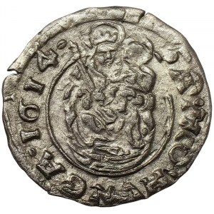 Hongrie, Matthias II, Denar 1614, Kremnitz