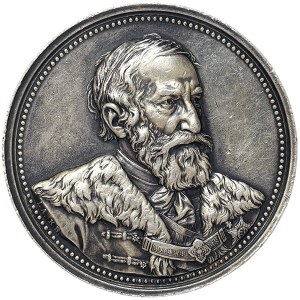 Hungary, Tisza Kalman, Silver Medal 10th anniversary as prime minister 1885