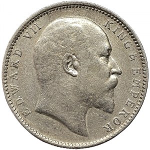 British India, Edward VII, 1 Rupee 1906
