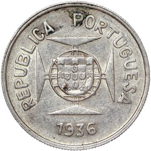 India Portuguese, 1/2 Rupee 1936