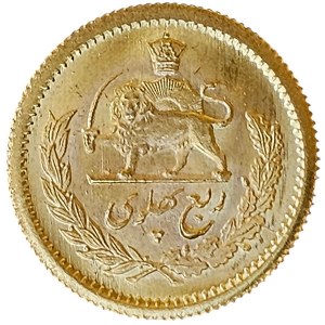 Iran, Mohammad Reza Shah Pahlavi, 1/4 Pahlavi 1339 SH-1960 AD