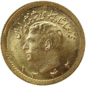 Iran, Mohammad Reza Shah Pahlavi, 1/4 Pahlavi 1342 SH-1963 AD