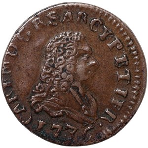 Cagliari, Carlo Emanuele III, 1/2 Cagliarese 1736