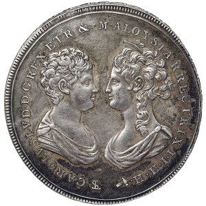 Florence, Carlo Ludovico of Borbone and Maria Luigia regent, Francescone 1806