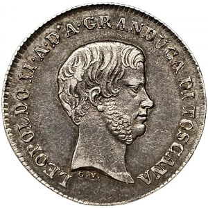 Florence, Leopoldo II, Fiorino 1858