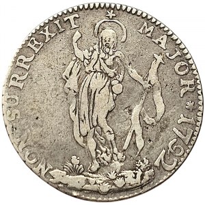 Genoa, Republic Biennial Doges Phase III, 2 Lire 1792
