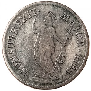 Genoa, Republic Biennial Doges Phase III, 2 Lire 1793