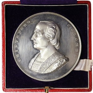 Genoa, Cristoforo Colombo, Medal Italo-American expo in Genoa 1892