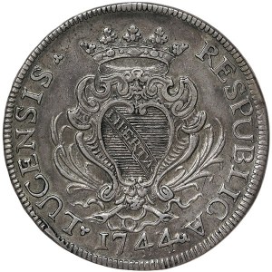 Lucca, Republic, Scudo 1744