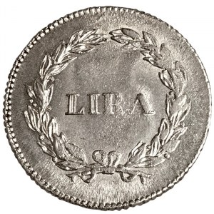 Lucca, Carlo Lodovico z Borbone, Lira 1837