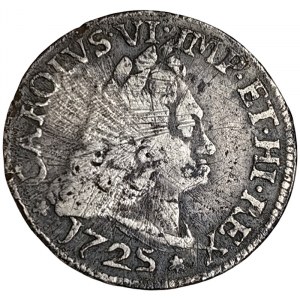 Milan, Carlo VI d'Asburgo, Duke of Milan, 20 Soldi 1725