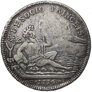 Naples, Carlo III of Borbone, Piastra da 120 Grana 1736