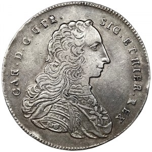 Naples, Carlo III of Borbone, Piastra da 120 Grana 1750