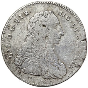 Neapol, Carlo III. z Borbone, Piastra da 120 Grana 1750
