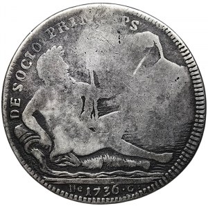 Naples, Carlo III of Borbone, 1/2 Piastra da 60 Grana 1736