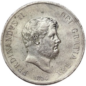 Neapol, Ferdinando II z Borbone, Piastra da 120 Grana 1854