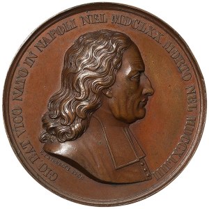 Naples, Ferdinando II of Borbone, Medal 7th Congress of Italian Scientists in Naples 1845