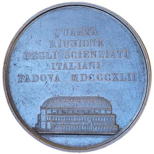 Padova, medaile Čtvrté setkání italských vědců 1842