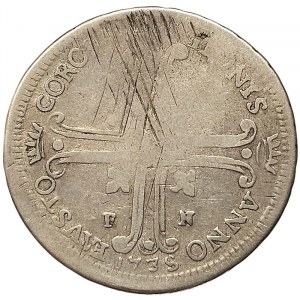 Palermo, Carlo III. z Borbone, 6 Tarì 1738