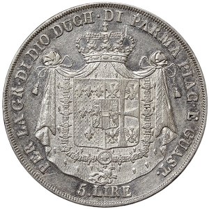 Parma, Maria Luigia of Austria, 5 Lire 1815, Milan