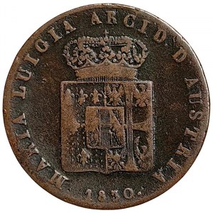 Parma, Maria Luigia Rakouská, 5 Centesimi 1830