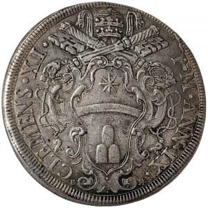 Papal State, Clemente XI, Piastra 1709