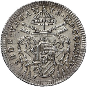 Papal State, Vacant See Chamberlain Cardinal C.Rezzonico, Giulio 1774