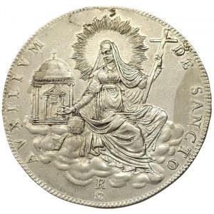 Papal State, Vacant See Chamberlain Cardinal Galeffi, Scudo 1829
