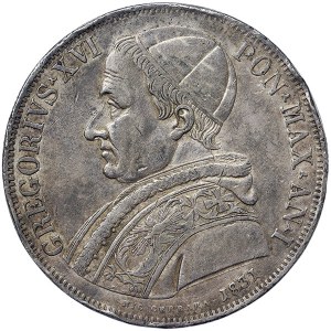 Papal State, Gregorio XVI, 1 Scudo 1831