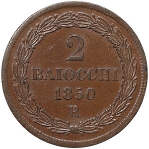 Papal State, Pio IX, 2 Baiocchi 1850