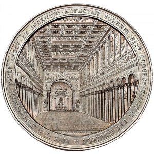 Papal State, Pio IX, Extraordinary Large format Medal 1861