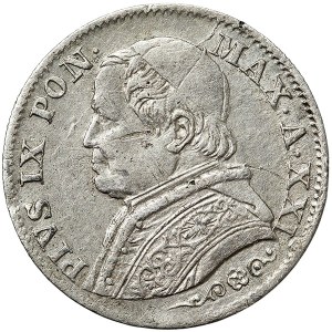 Papal State, Pio IX, 5 Soldi 1867